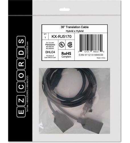 EZCORDS, DHLC4 NS700 Translation Cable EZC-KX-RJ5170
