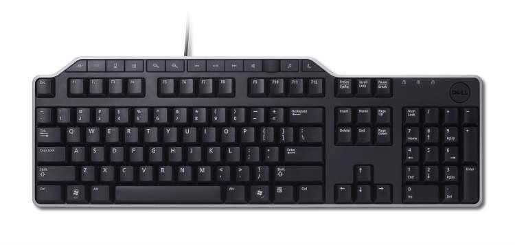 DELL, Dell Kb522 Keyboard Usb Qwerty Us English Black, Silver
