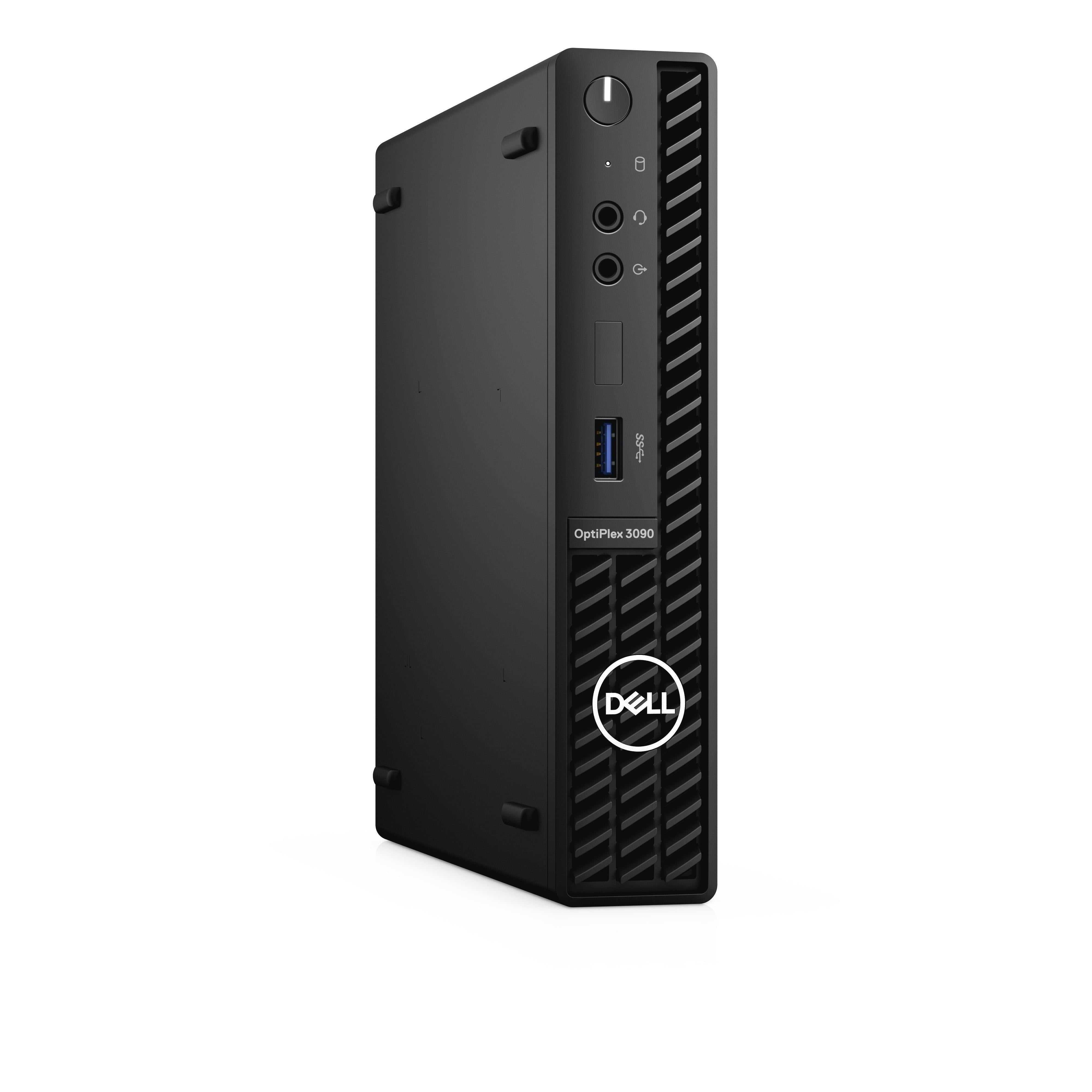DELL, Dell Optiplex 3090 Ddr4-Sdram I3-10105T Mff Intel® Core™ I3 8 Gb 256 Gb Ssd Windows 10 Pro Mini Pc Black