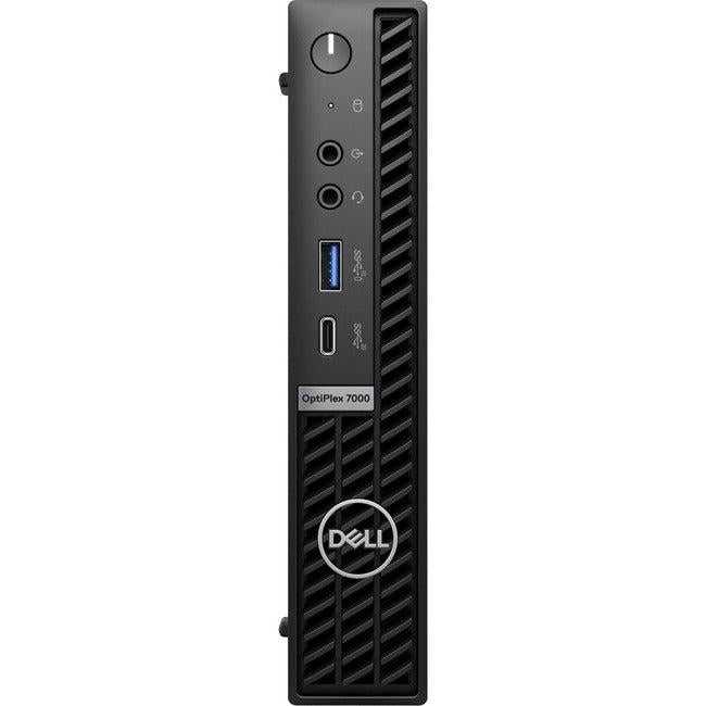 Dell Technologies, Dell Optiplex 7000 Desktop Computer - Intel Core I5 12Th Gen I5-12500T Hexa-Core (6 Core) 2 Ghz - 16 Gb Ram Ddr4 Sdram - 256 Gb M.2 Pci Express Nvme 3.0 X4 Ssd - Micro Pc - Black Tkgth