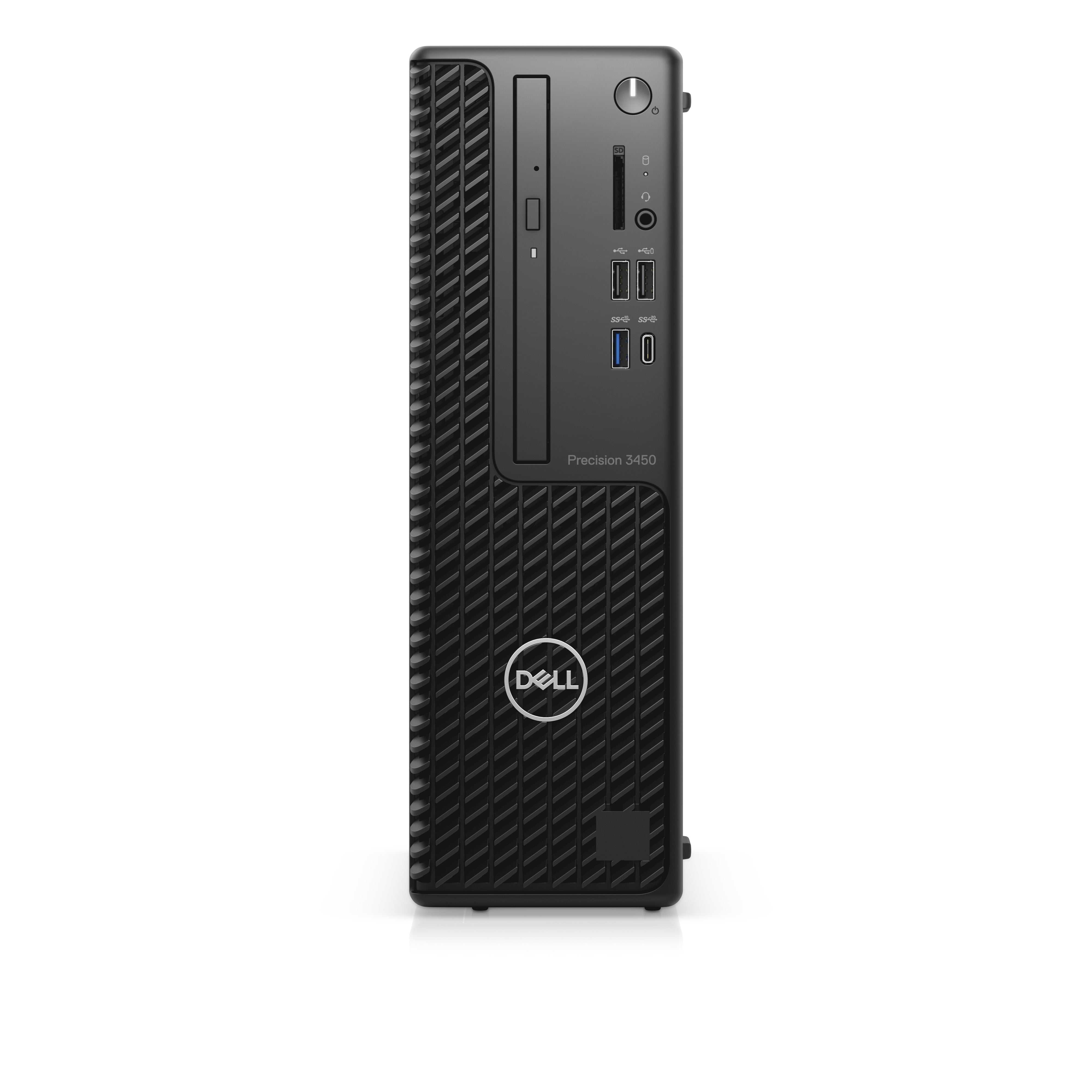 DELL, Dell Precision 3450 Ddr4-Sdram I7-10700 Sff Intel® Core™ I7 16 Gb 512 Gb Ssd Windows 10 Pro Workstation Black