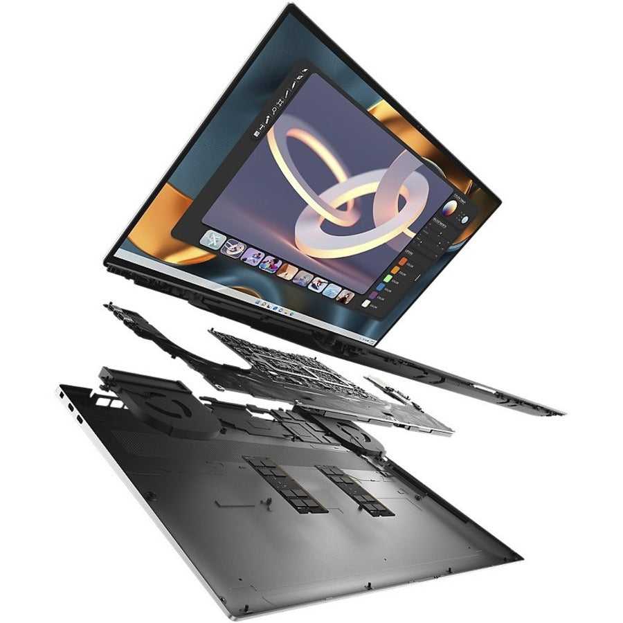 Dell Technologies, Dell Xps 15 9520 15.6" Notebook - Full Hd Plus - 1920 X 1200 - Intel Core I7 12Th Gen I7-12700H Tetradeca-Core (14 Core) - 32 Gb Total Ram - 1 Tb Ssd - Platinum Silver, Black