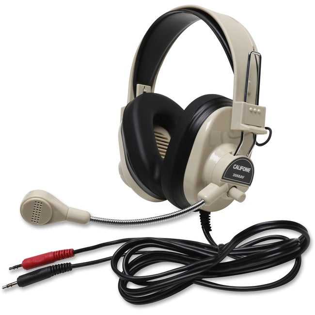 CALIFONE, Deluxe Multimedia Stereo Wired,Headset 3.5Mm Plug