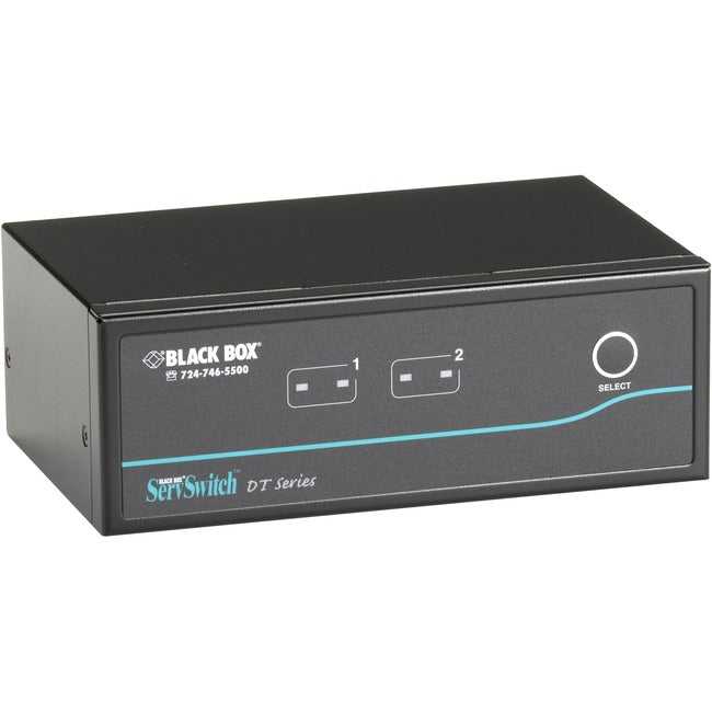BLACK BOX, Desktop Kvm Switch - Dual-Head Dvi-D, Usb, 2-Port, Gsa, Taa