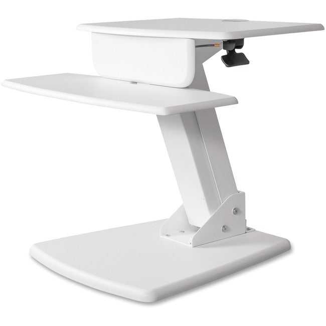 KANTEK, Desktop Sit To Stand Computer,Workstation With Base White