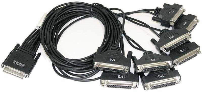 Digi, Digi 76000523 Serial Cable Black 8Xdb-25M