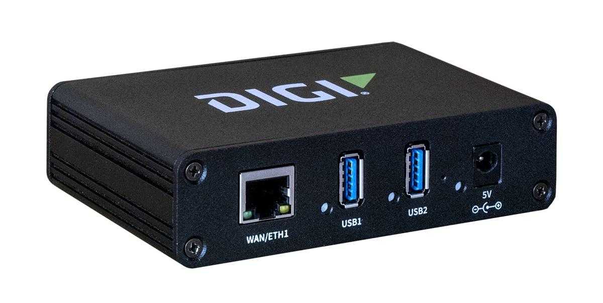 Digi, Digi Aw02-G300 Interface Hub Usb 3.2 Gen 1 (3.1 Gen 1) Type-A 1000 Mbit/S Black