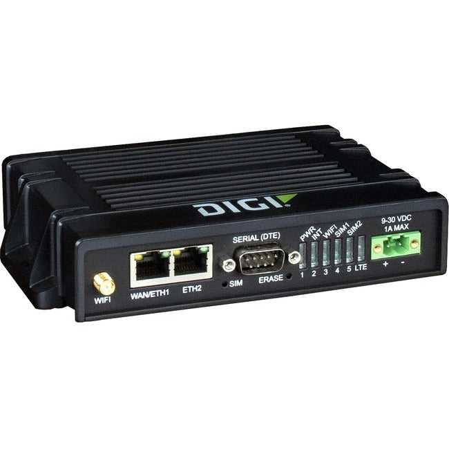 DIGI INTERNATIONAL, Digi Ix20 - Lte, Cat-4, 3G/2G Fallback, Dual Ethernet, Rs-232, No Accessories
