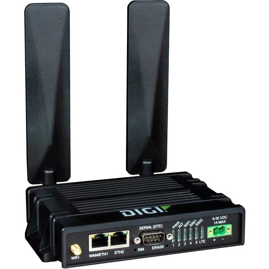 DIGI INTERNATIONAL, Digi Ix20 Wi-Fi 5 Ieee 802.11Ac 2 Sim Cellular, Ethernet Modem/Wireless Router