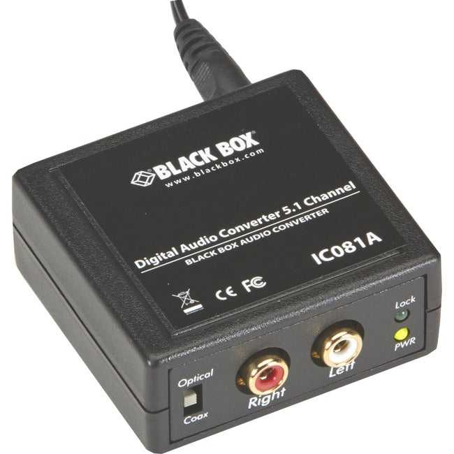 BLACK BOX, Digital Audio Converter - 5.1 Channel, Gsa, Taa