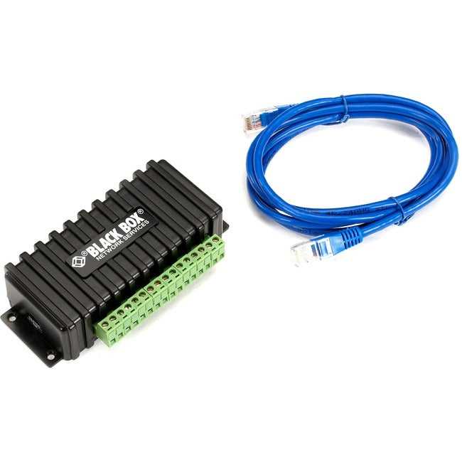 BLACK BOX, Digital I/O Dry Contact Sensor - (8) Dry Contacts With 5-Ft. (1.5-M) Cable