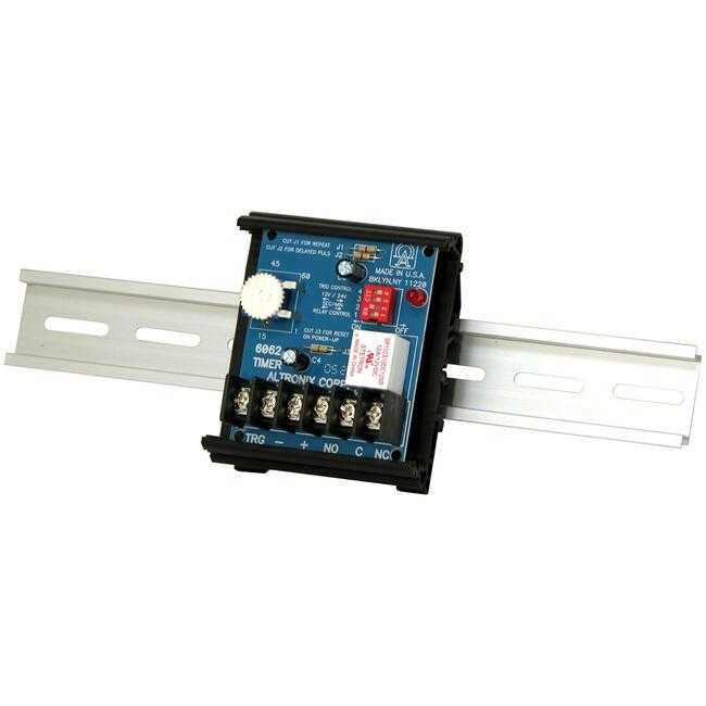 Altronix Corporation, Din Mt Timer 12 Or 24Vac Or Dc,Din Rail Mountable