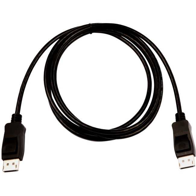 V7-CABLES, Displayport 1.4 2M 6.6Ft Cable,Dp Cable 32.4 Gbps 8K Uhd 2M Black