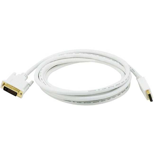 MONOPRICE, INC., Displayport To Dvi Cable - White 10Ft