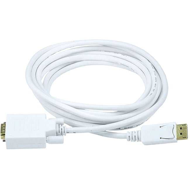 MONOPRICE, INC., Displayport To Vga Cable - White 10Ft