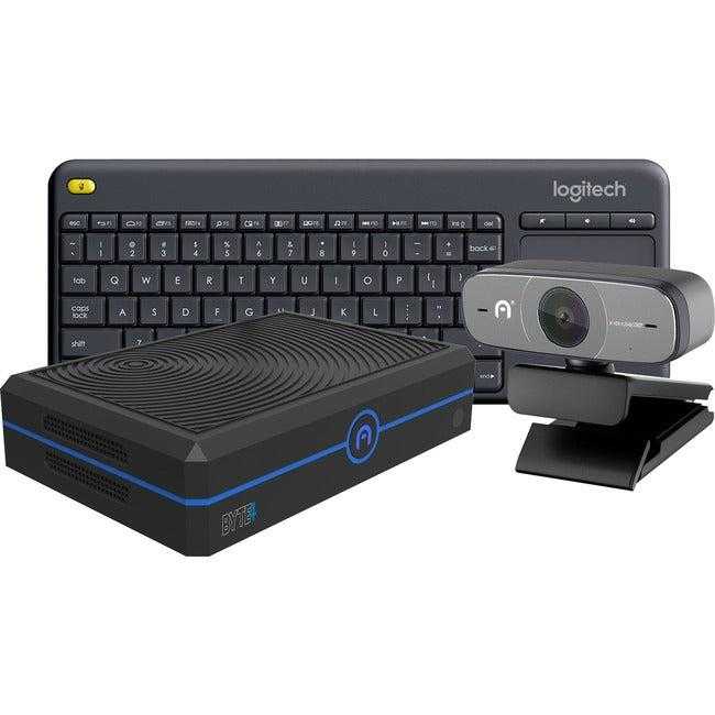 DistiNow, Distinow Byte4 Pro Mini Pc With Keyboard And Camera Bundle