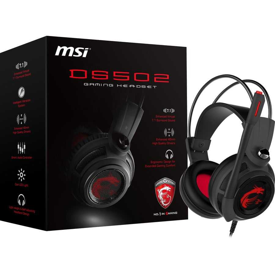 MSI - COMPONENTS, Ds502 Gaming Headset Gaming,Headset With Microphone