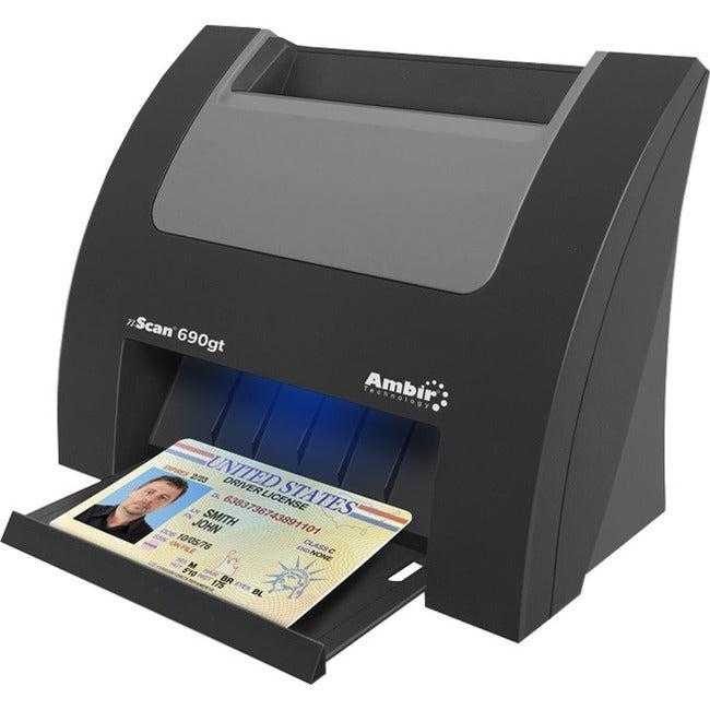 AMBIR, Ds690Gt-A3P Scanner For Athena,High Speed Duplex Card Scanner