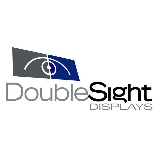 DoubleSight Displays, LLC, Dual Monitor Stand Up To 27 In,Freestanding Easy Installation