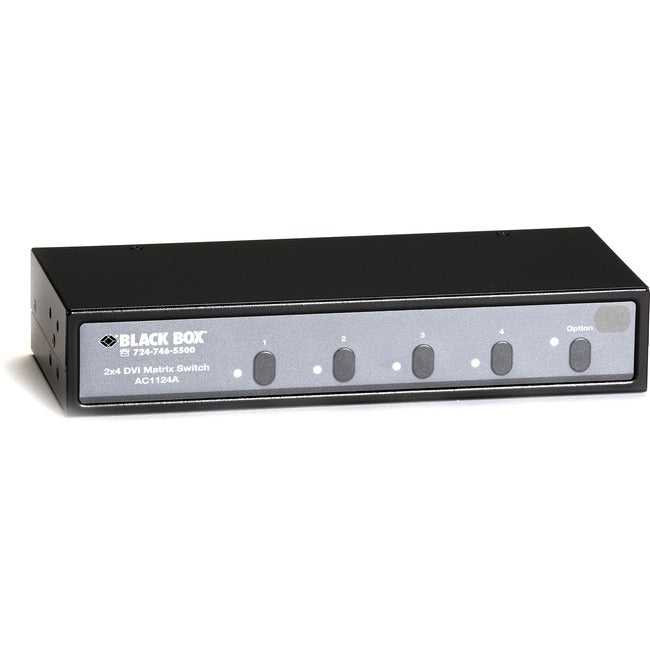 BLACK BOX CORPORATION, Dvi Matrix Switch With Audio - 2X4, Gsa, Taa