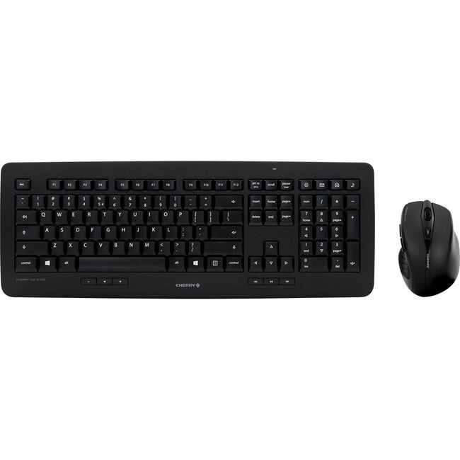 CHERRY DESKTOP, Dw 5100 Blk Wrls Keyb & Mouse,Durable  Lasered Kys  5 But Mouse