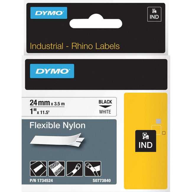 DYMO CORPORATION, Dymo 1" Flexible Nylon Rhino Label Tape