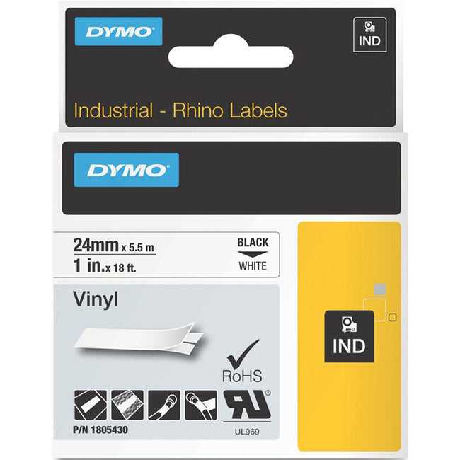 Newell Brands, Dymo Black On White Color Coded Label