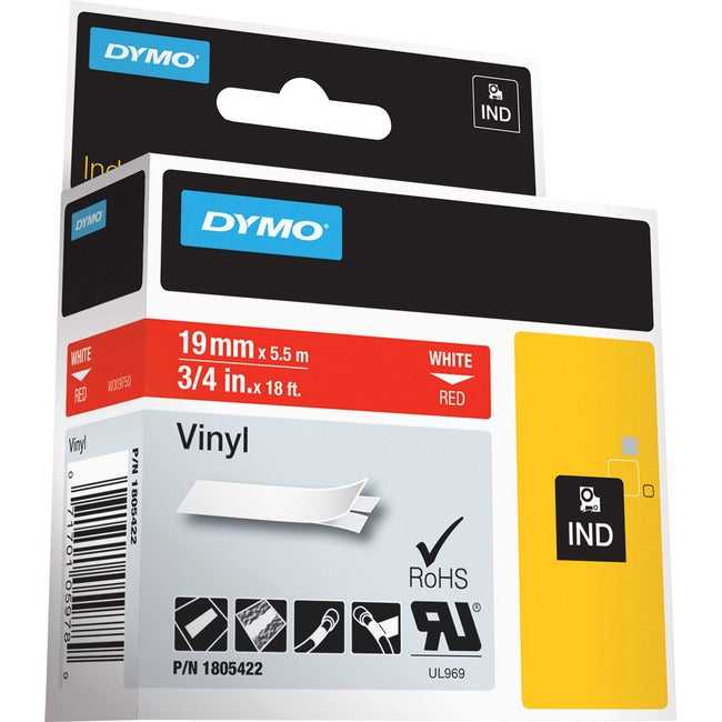 Newell Brands, Dymo Colored 3/4" Vinyl Label Tape 1805422