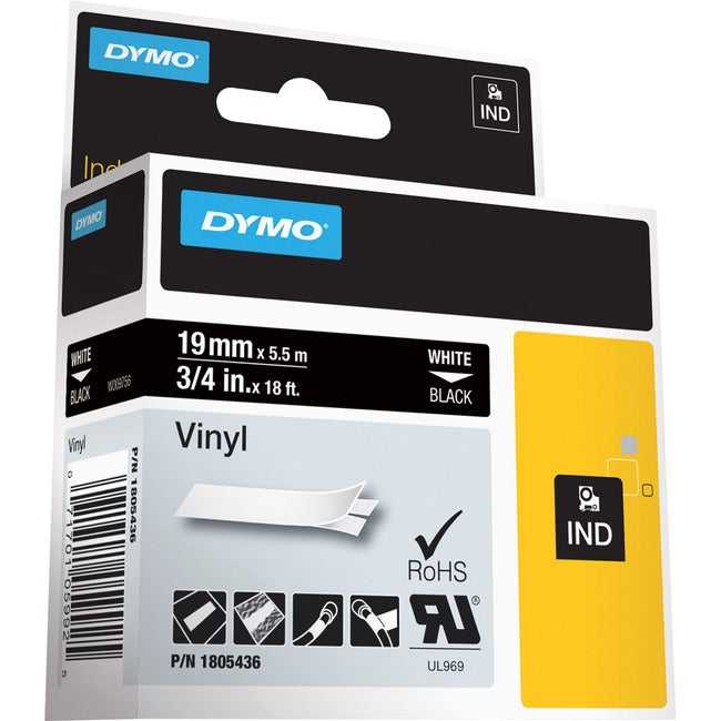 Newell Brands, Dymo Colored 3/4" Vinyl Label Tape 1805436