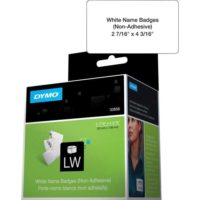 DYMO, Dymo Name Badge With Clip Hole - Name Badge Labels - 1 Pcs