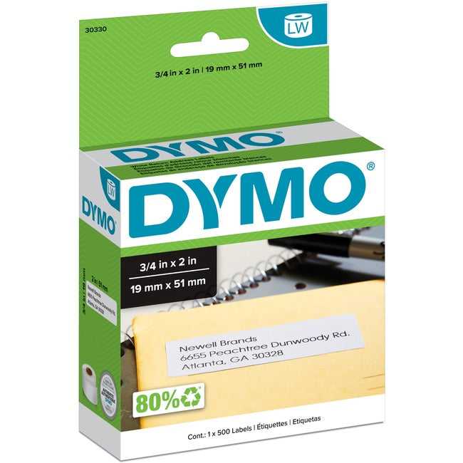 DYMO, Dymo Return Address Labels - Labels - Address Labels ( 500 Per Sheet/Roll)