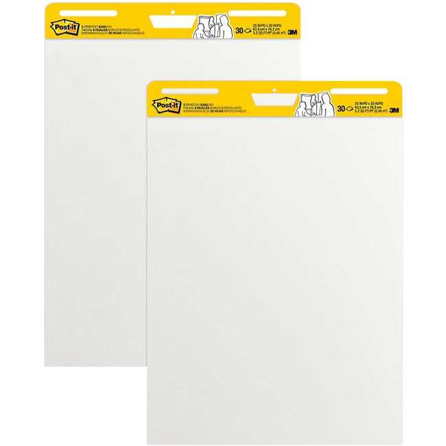 3M DISPLAY MATERIALS AND SYSTE, Easel Pad White 25X30 30Shts/Pd (2 Pack)