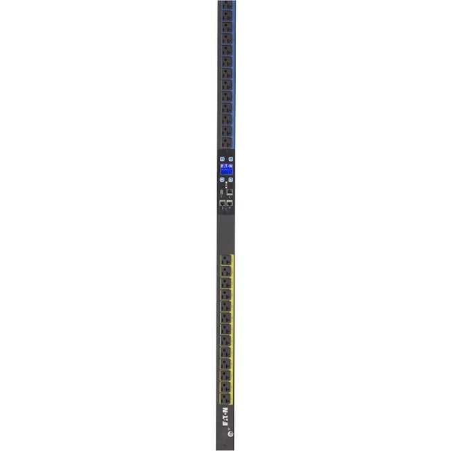 Eaton, Eaton Metered Input Rack Pdu, 0U, L14-30P Input, 5.76 Kw Max, 120/240V, 24A, 10 Ft Cord, Split-Phase, Outlets: (24) 5-20R