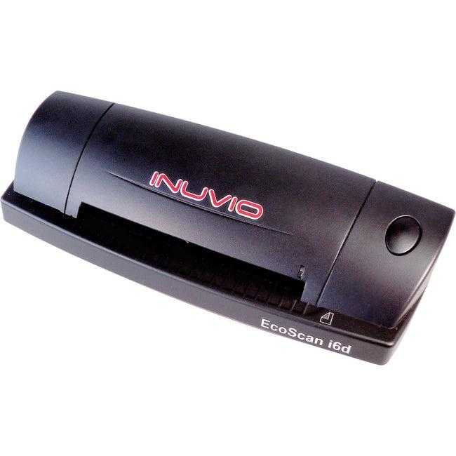 INUVIO, Ecoscan I6D Duplex (Double Sided) Card Scanner - Includes 24Mo Warranty, Mainte