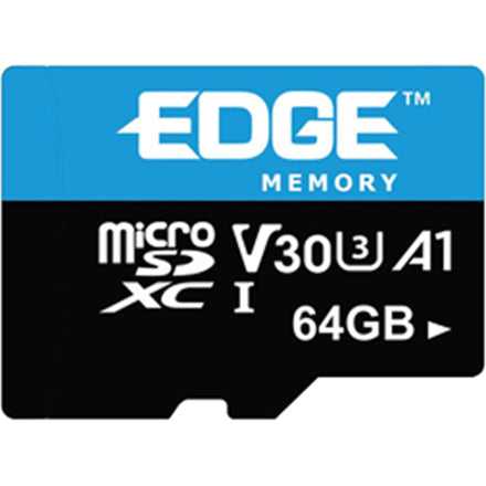 EDGE MEMORY, Edge 64 Gb Uhs-I (U3) Microsdxc