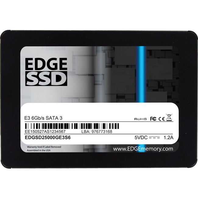 EDGE MEMORY, Edge E3 1 Tb Solid State Drive - 2.5" Internal - Sata (Sata/600)
