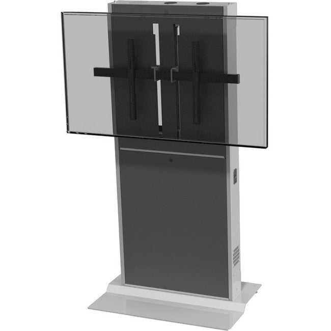 AUDIO VIDEO FURNITURE, Electric Lift Fixedbase Tvstand,Up To 90Inch Max 265 Lbs Gray Only