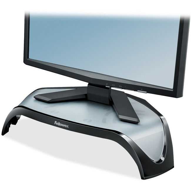 FELLOWES, INC., Elevate Your Display To Comfortable Viewing Height To Help Prevent Neck Strain.