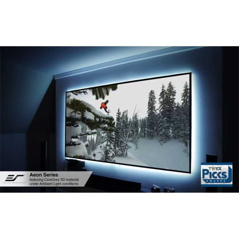 ELITE SCREENS DIRECTSHIP, Elite Screens Aeon Ar165Wh2 165" Fixed Frame Projection Screen
