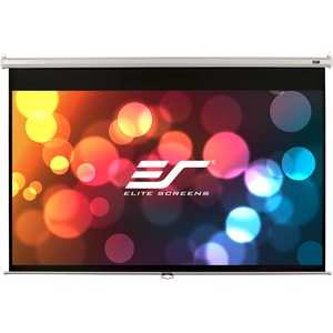 Elite Screens, Inc, Elite Screens Manual Series - 135-Inch 16:9, Pull Down Manual Projector Screen With Auto Lock