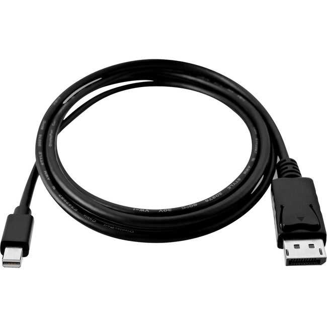 V7, V7 Black Video Cable Mini Displayport Male To Displayport Male 2M 6.6Ft