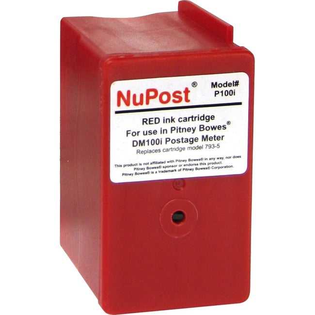 V7, V7 Remanufactured Postage Meter Red Ink Cartridge For Pitney Bowes 793-5 - 3000 Page Yield