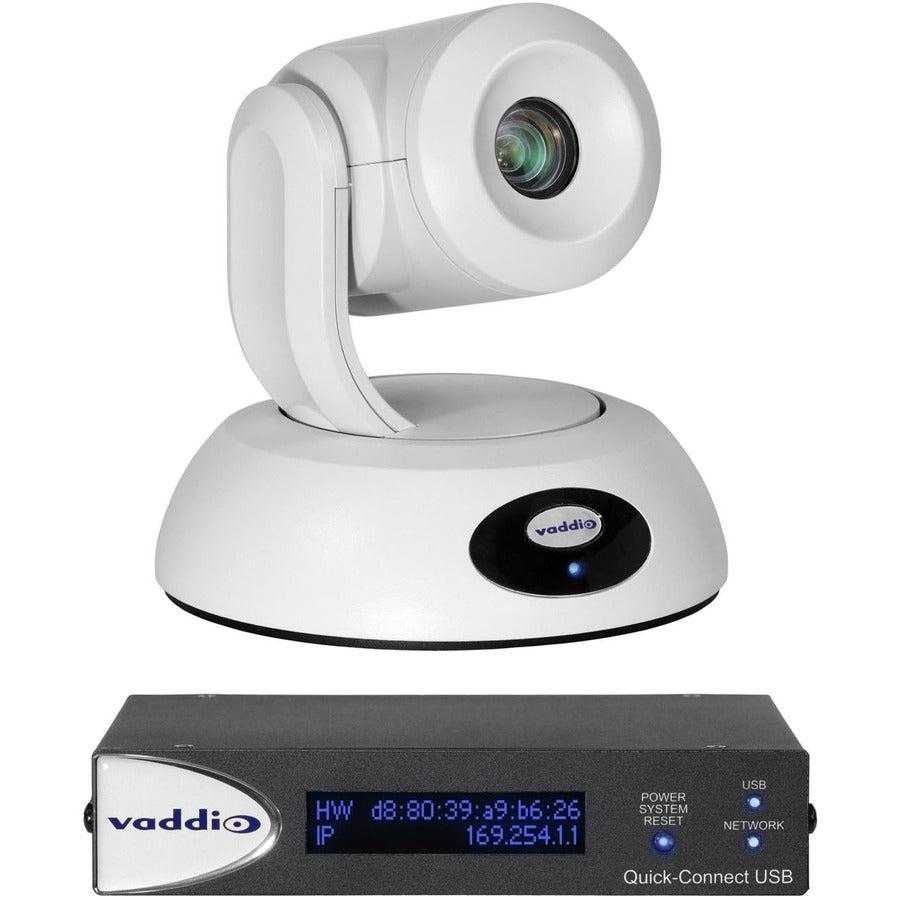 VADDIO, Vaddio RoboSHOT Elite Video Conferencing Camera - 8.5 Megapixel - 60 fps - White