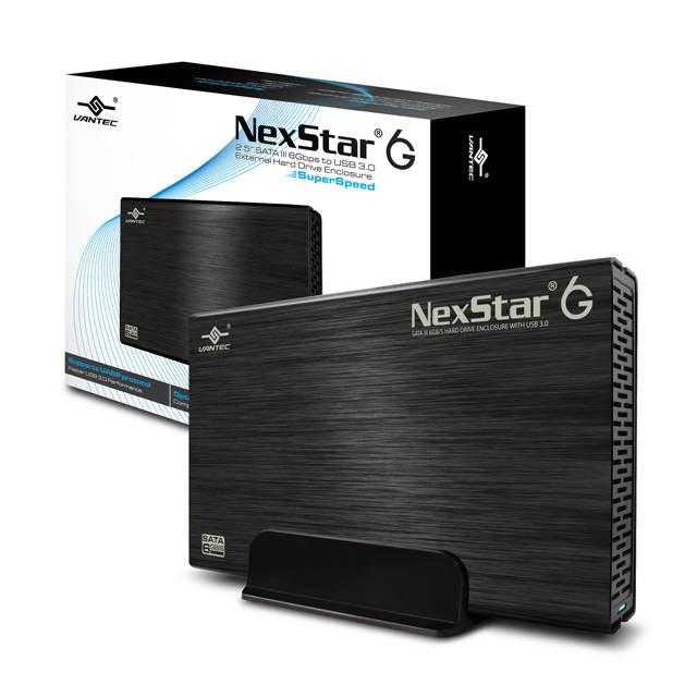 VANTEC, Vantec Nexstar 6G Nst-366S3-Bk 3.5 Inch Sata3 To Usb 3.0 External Hard Drive Enclosure (Black)
