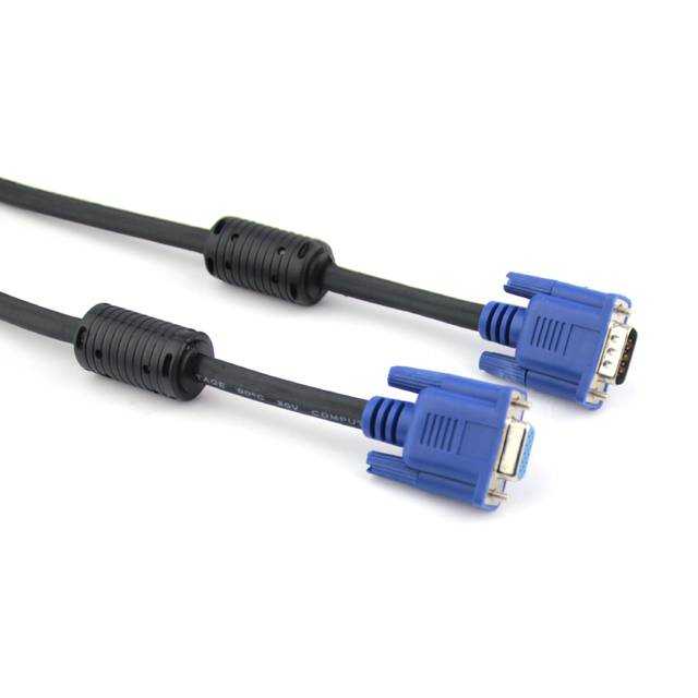 VCOM, Vcom Cg342Ad-10 10Ft Vga Male To Vga Female Extension Cable (Black)