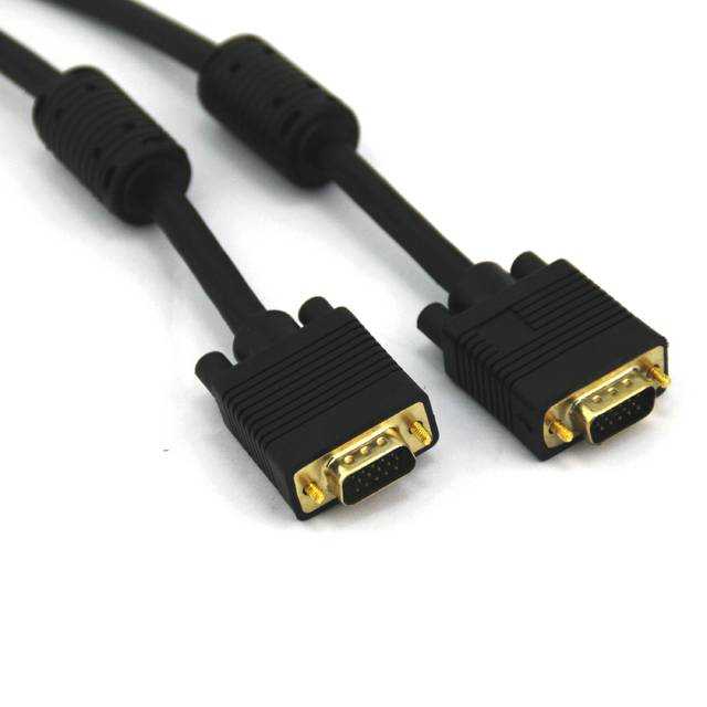 VCOM, Vcom Cg381D-G-100 100Ft Vga Male To Vga Male Cable (Black)