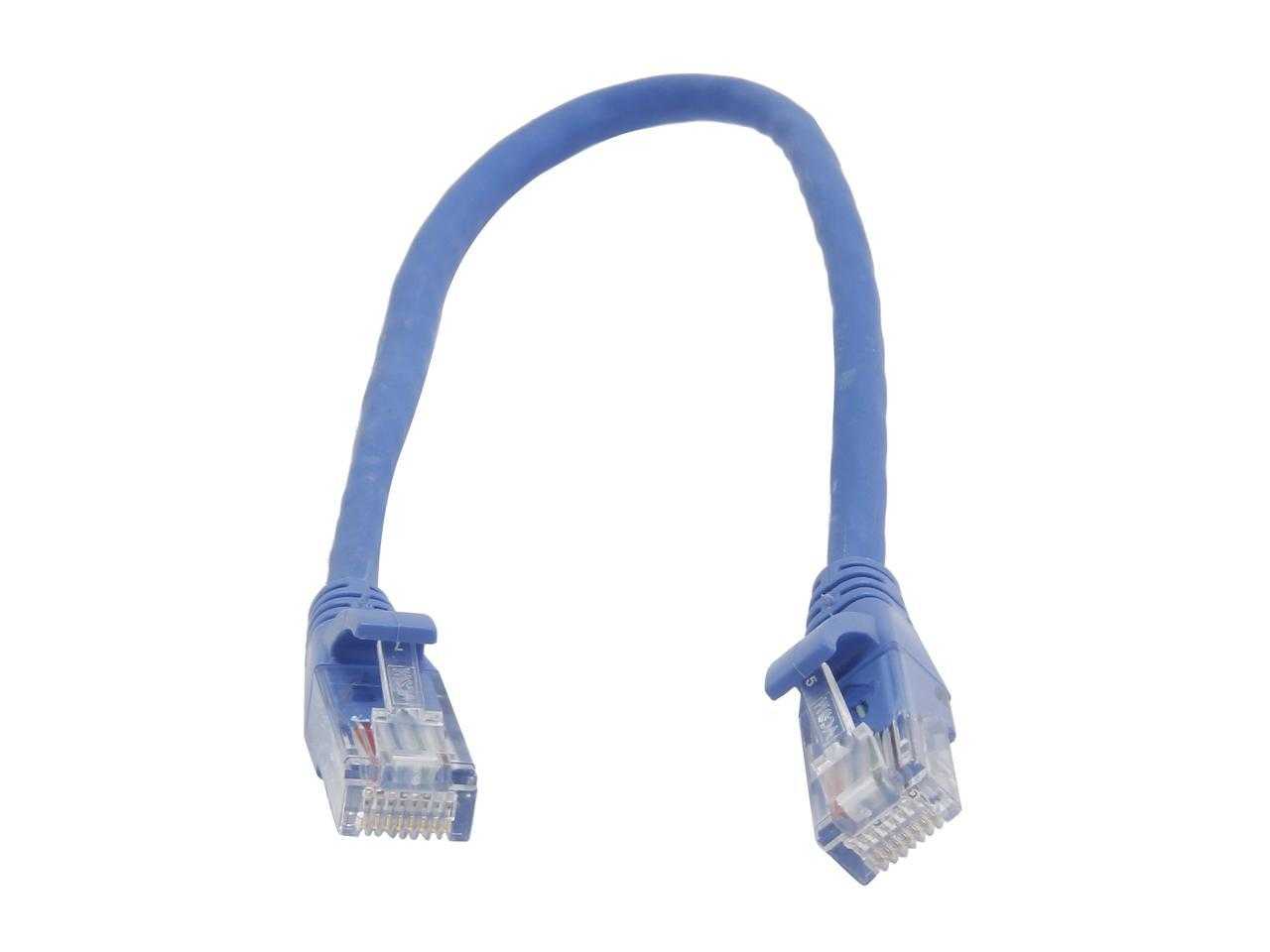 VCOM, Vcom Np511-1-Blue 1Ft Cat5E Utp Molded Patch Cable (Blue)