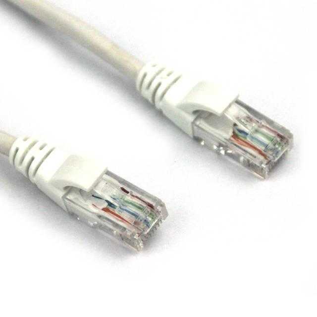 VCOM, Vcom Np511-1-White 1Ft Cat5E Utp Molded Patch Cable (White)