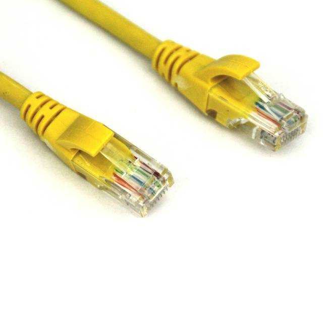 VCOM, Vcom Np511-10-Yellow 10Ft Cat5E Utp Molded Patch Cable (Yellow)