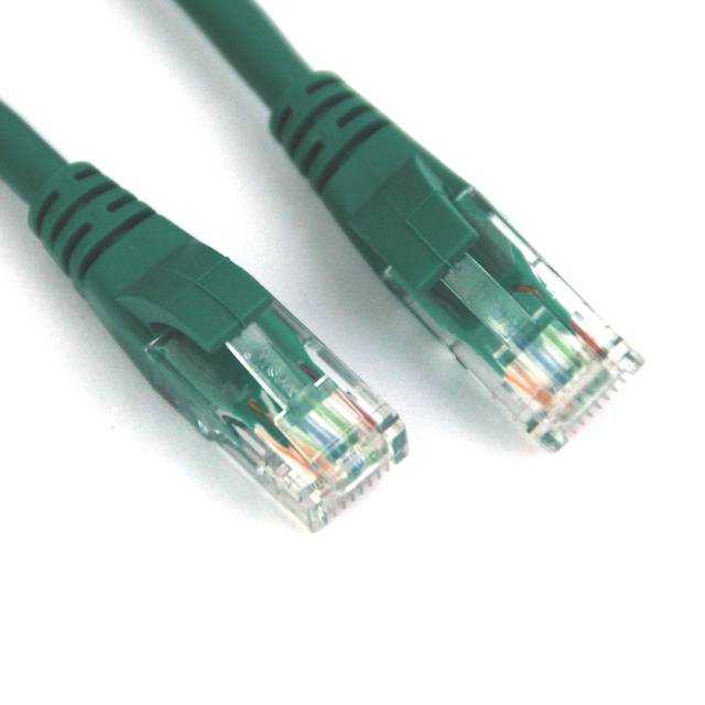 VCOM, Vcom Np511-7-Green 7Ft Cat5E Utp Molded Patch Cable (Green)